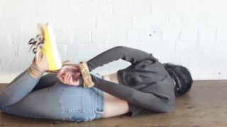 Skirt Mia Tied Up On A Table AntarvasnaVideos