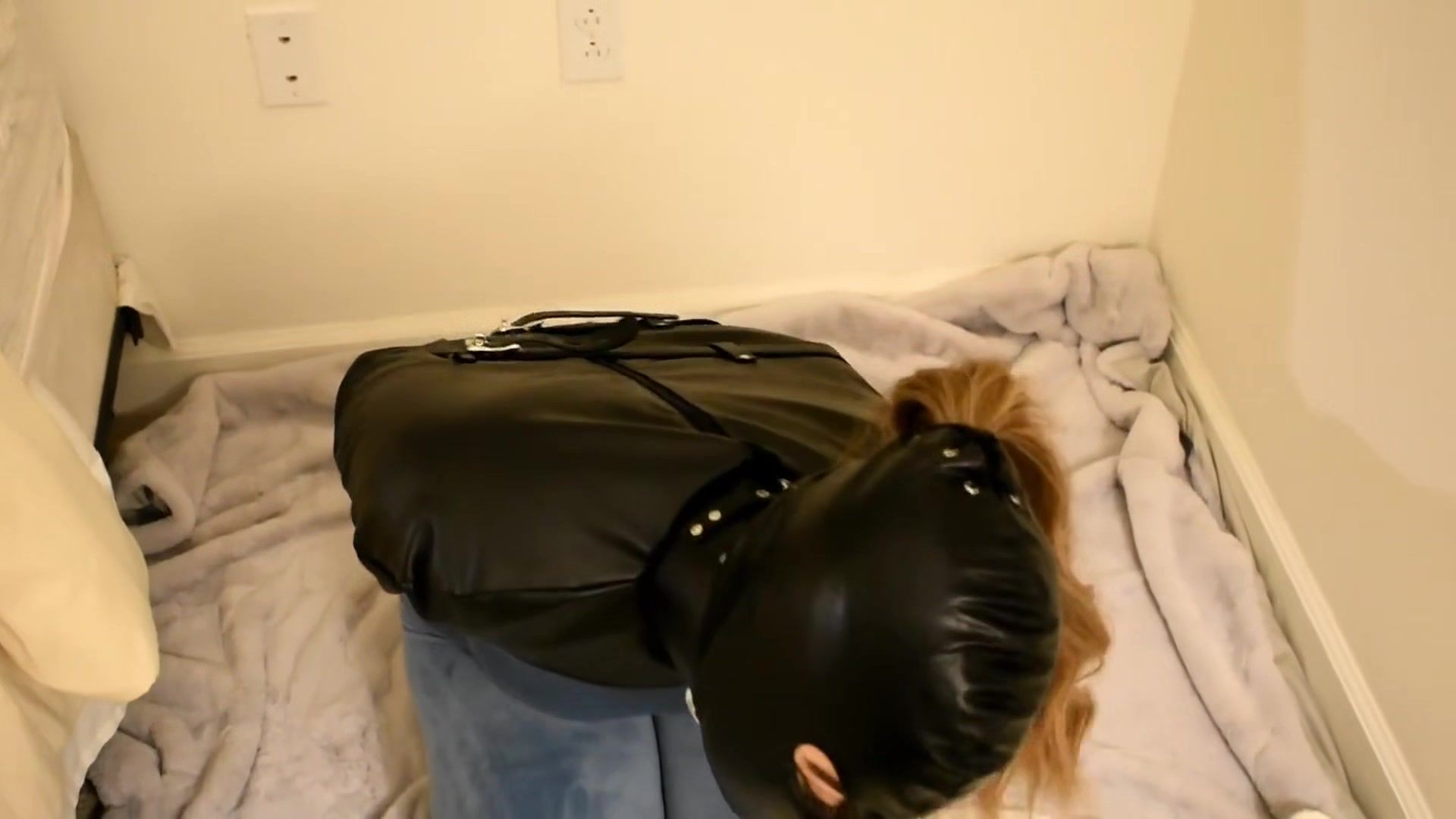 Sextape Bondage Girl In An Armbinder Clothed