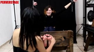 GhettoTube Tickle Challenge In Mexican Johanna Vs Alicia) Part3 Blackmail