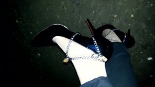 Gaycum Amateur Lady Is Forced To Walk Long Distance In Her Sexy Black High Heel Shoes Puba
