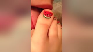 AdFly Sucking And Licking My Exotic Toes And Sensitive Feet In Private Scene Chileno