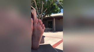Doggy Style Porn Lovely Amateur Brunette Reveals Her Beautiful Feet And Soles During Interview NewStars