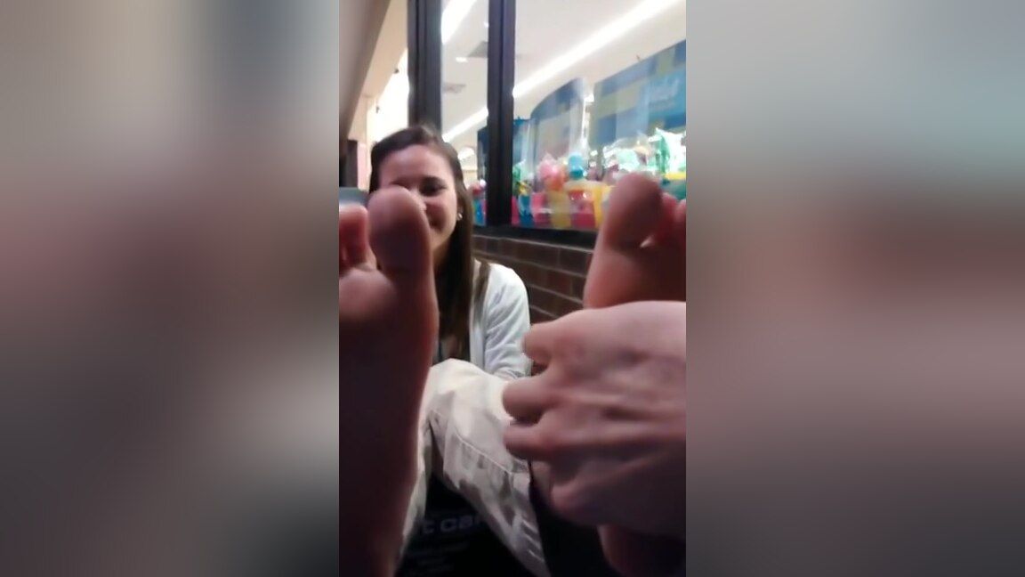 Special Locations Delicious Girlfriend Lets Me Massage And Tickle Her Gorgeous Feet In Public Pussyfucking