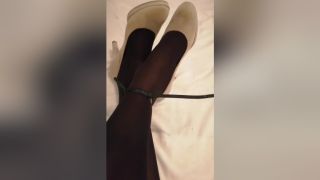 Ameteur Porn Tied In Pantyhose And Heels Yoga