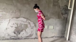 Travesti Chinese Cheongsam Girl Bondage AZGals
