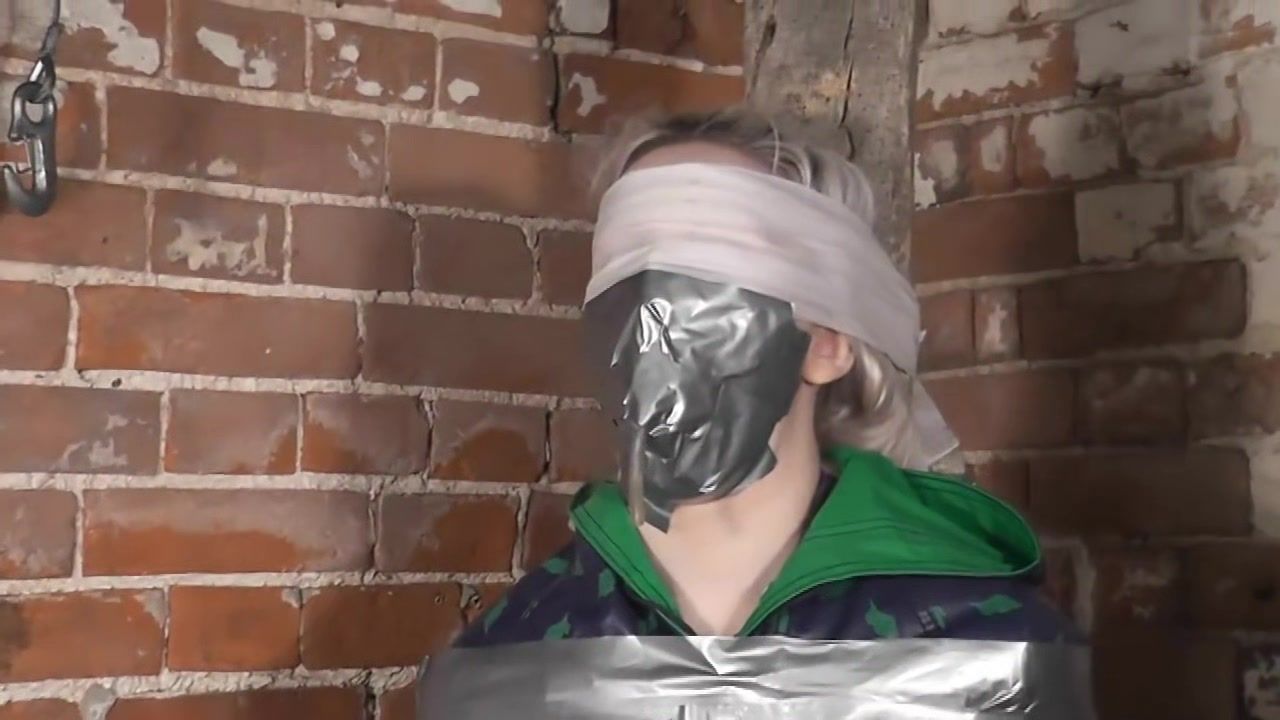 Monster Duct Tape Mummy Big Natural Tits - 1
