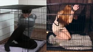 Maledom Dog-cage Drama Spooning