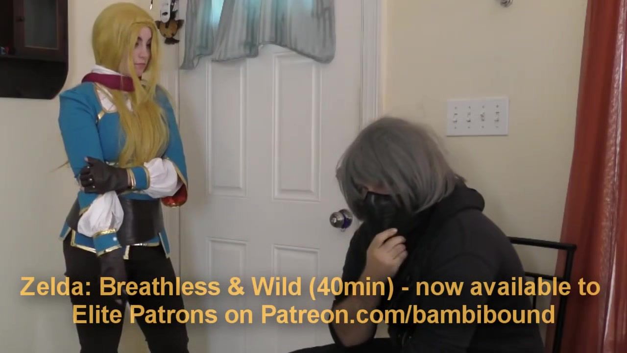 SexLikeReal Zelda: Breathless And Wild Free Preview - Bambibound Stretch