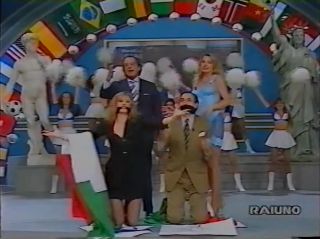 Scatrina Italian Tv With Alba Parietti Gay Medic
