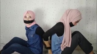 Hardcore Porno Dowo Hijab Gagged Bigbooty