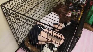 Woman Fucking Japanese Cosplay For Caged Pet Man