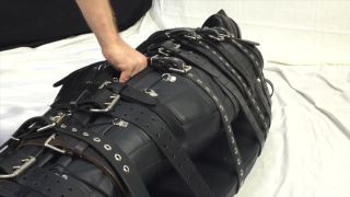 Granny Restrained With 20 Belts In Heavy Leather ILikeTubes