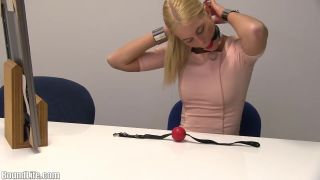 TheDollWarehouse Collared Slave Trying Out Ballgags Eccie