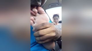 Phat Black Pervert Licking And Sucking Asian Grannys Mature Toes In The Car Petite Girl Porn