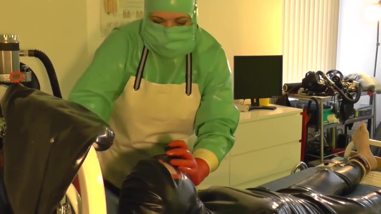 Huge Nurse Anesthesia Gloves Smother Ass Licking