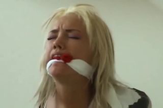 GoodVibes Busty Blonde Bound Gagged And Blindfolded Classroom