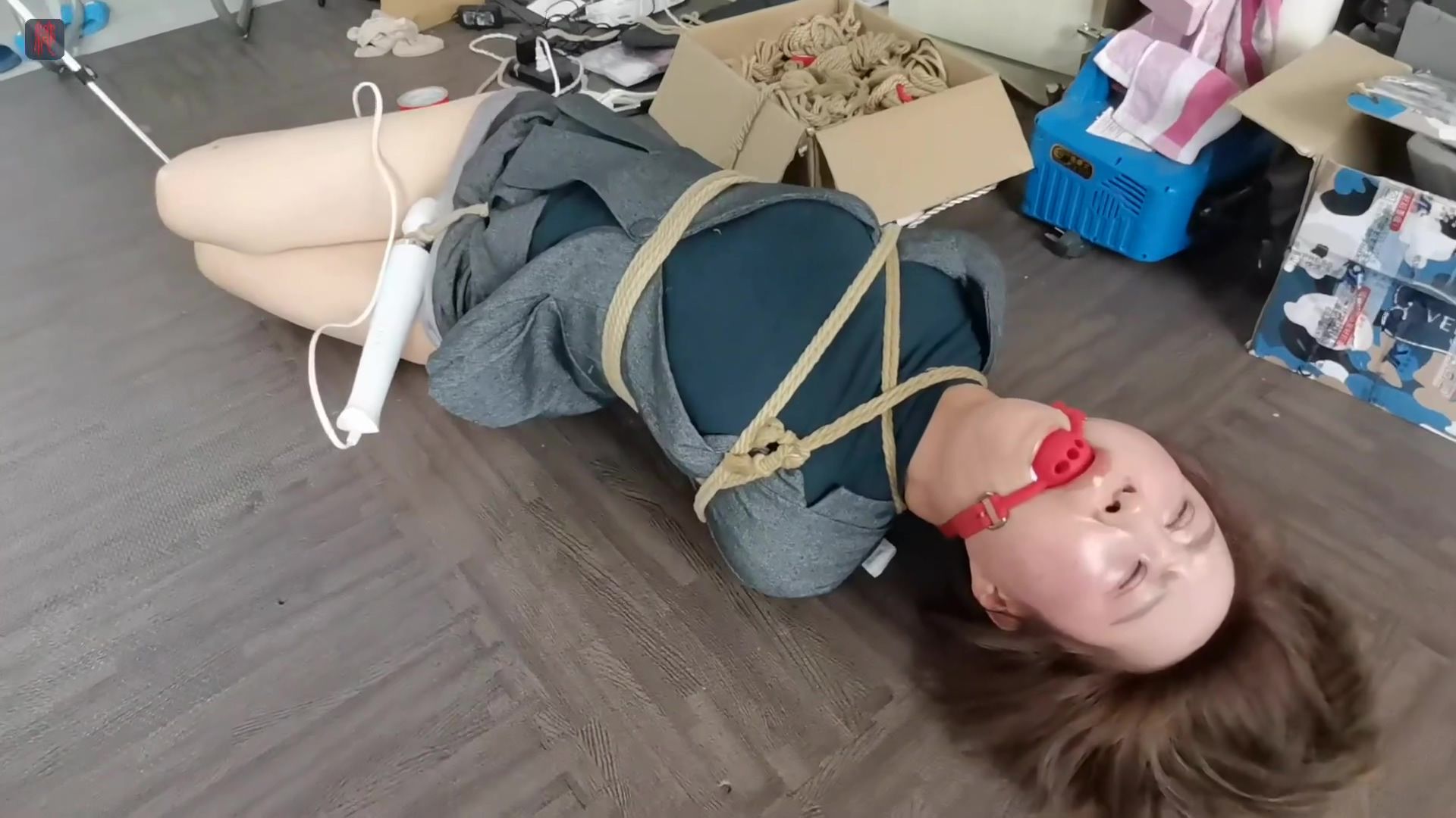 Gay Straight Asian Business Woman Hogtied And Strung Up Fuck