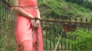 Older Chinese Beauty In Metal Bondage Outdoors Gay Group