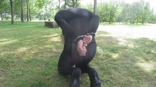 Boo.by Men In Selfbondage Outdoors Pussylick