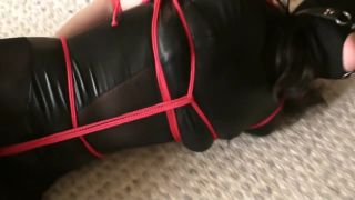 Glamour In Red Ropes And Latex Deflowered