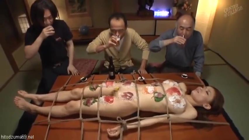 Big Cocks Sashimi On A Bound Japanese Girl Erotica - 1