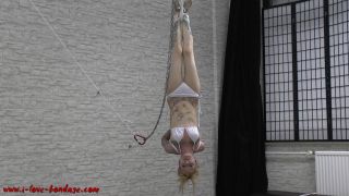 Eurobabe Girl Hangs Upside Down Masseuse