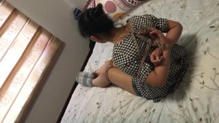 Amateur Asian Girls Rope Game Passion