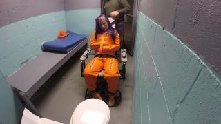 Street Fayth Locked In Jacket Chair And Cell Hot Fuck