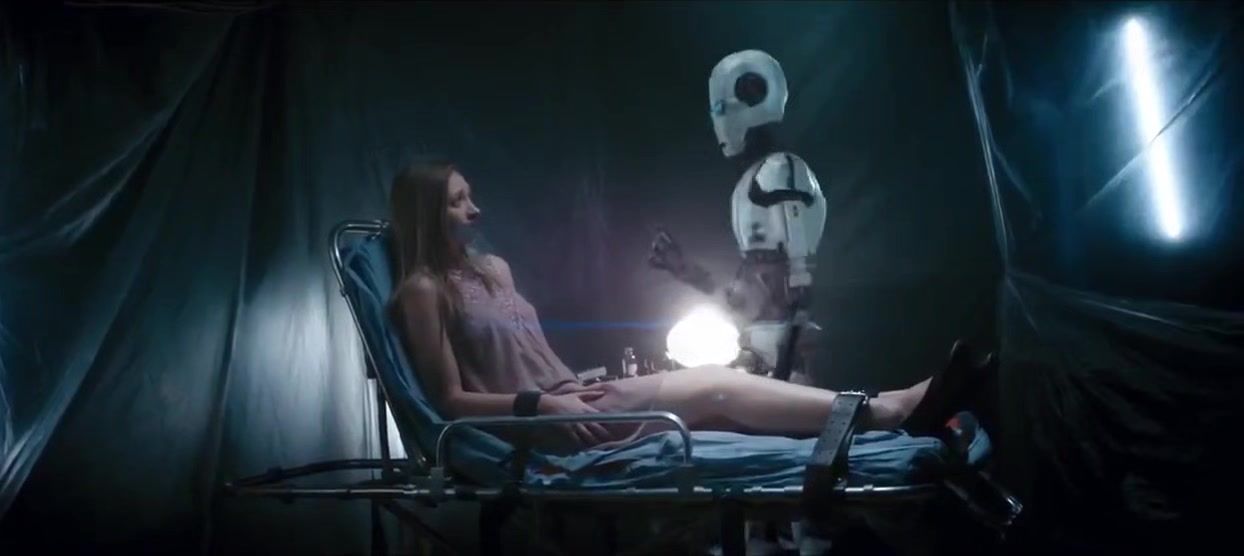 Hot Girl Fuck Tied Up By Robot Gang
