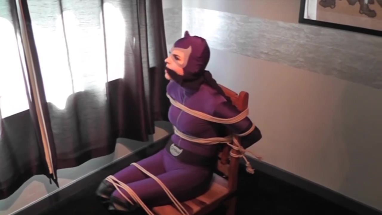 Pof Catwoman Chair Tied Blow Job
