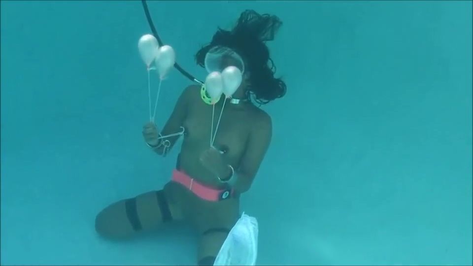 Tan Underwater Self Bondage LetItBit