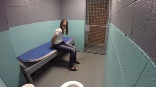 Flagra Rachel Locked In Holding Cell Seduction