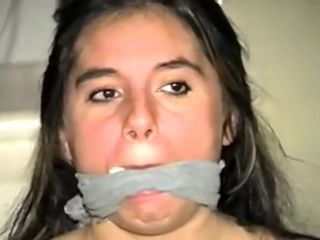 SpicyTranny Girl Chairtied Gagged Amateur Bondage YesPornPlease