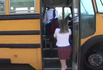 Cbt Teeny schoolbus lucky day PornHubLive