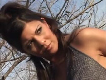 T Girl British bitch Gisselle acquires drilled outdoors...