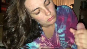 Weird Innocent 18 year old gives rimjob and sucks my cock...
