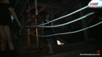Pururin Russian Cutie with Braces gets Caught Trespassing...