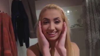 All Natural Blonde teen loves new stepbrothers big cock...