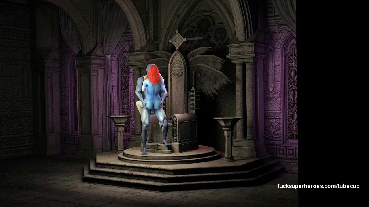 Real Orgasm Blue commander smashes the Blue Beauty in the dungeon Food