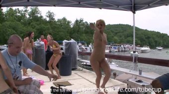 Interacial SpringBreakLife Video: Wild Party On The Lake Caught