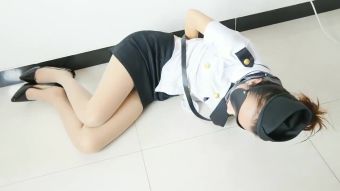 FreeAnimeForLife Chinese official bound and gagged Dyke