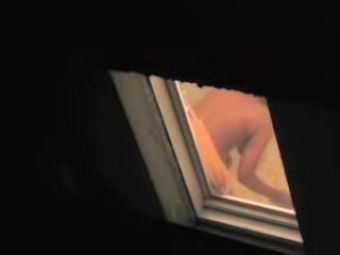 Coed Topless babe window voyeur softcore in wash room Suck Cock