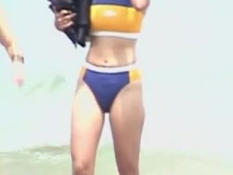 Taiwan Candid bikini is worn by the amateur fem on the beach 07o Oldyoung