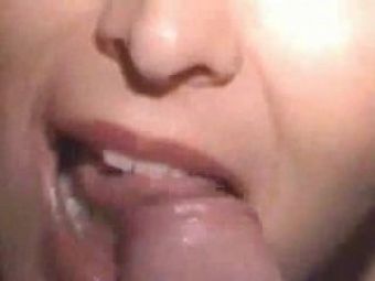 Panty Redhead passionately and greedily sucks dude's big cock French Porn