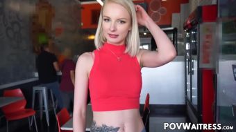 xBabe Teen Blonde Alice Pink Serves Big Dick Pov For Facial Reward Step Brother