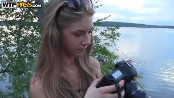 Best Blowjobs Ever Young blonde babe Megan gets nasty outdoor in pov Gaybukkake