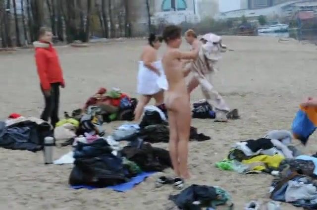 Femdom Porn Group skinny dip shows naked boobs HomeDoPorn