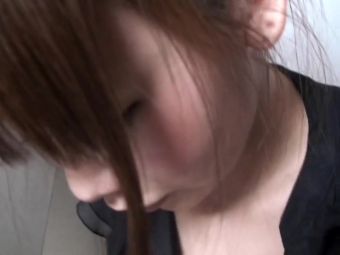 Forbidden Downblouse vid of a shy Asian abbe with small...