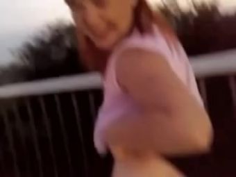 SpankWire Melnikova Dogging With Stranger Cumswallow